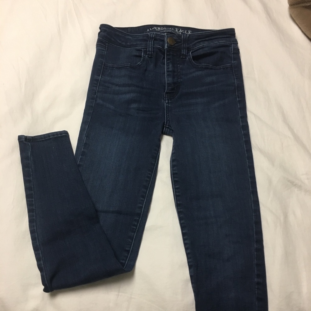High Rise American Eagle Skinny Jeans